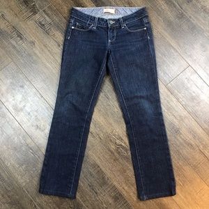 PAIGE Straight Leg Blue Jeans Pants Denim ((25))
